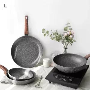 브리제 IH 프라이팬 28cm코팅 요리 조리 우드손잡이 가스레인지 인덕션 핫플레이트 후라이