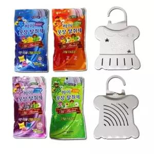 실내용 옷장 탈취제 고리 걸이식 방향 냄새