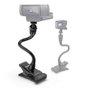 Smatree 플렉서블 죠스 플렉스 클램프 마운트 구스넥 익스텐션, OSMO 360, Webcam C925e / C922x C922e C930e C920x, N60 헬로캠, Gopro Hero13 12 11 10 9 8 6 5 2018 Arlo Ultra Pro 2 3에 호환됩니다