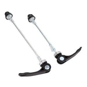 호환 1쌍 철 + 알루미늄 합금 퀵 릴리스 스큐어 앞뒤 세트 경량 자전거 26인치 휠