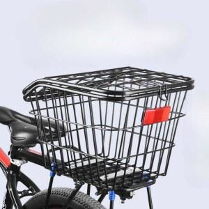 자전거 뒷바구니 시장바구니 수납함 수납 철제 후면 짐받이