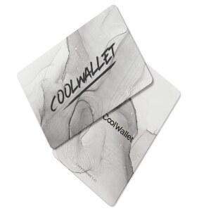 쿨월렛 고-NFC 암호화폐 지갑, 비트코인 및 이더리움용 배터리 없는 콜드 스토리지(마블 미스트)