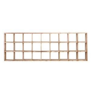 머그컵진열장 원목 다기장 찻잔장 수납선반 보관 15그리드 그릇장 미니찬장 컵진열장