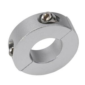 13mm ~ 고정 링 클램프 알루미늄 합금 칼라 이중 분할 내부 직경 샤프트 홀더