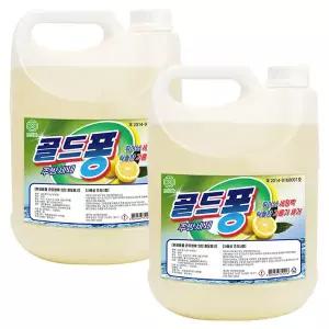 주방세제 최고급 골드퐁 4Lx2개 고농축주방세제/대용량/업소용/말통 440698