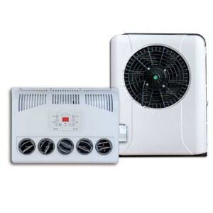 무시동 에어컨 대형 천장설치 풀세트 이동식 인버터 24v 빨강 트럭 부착형 무시동에어컨