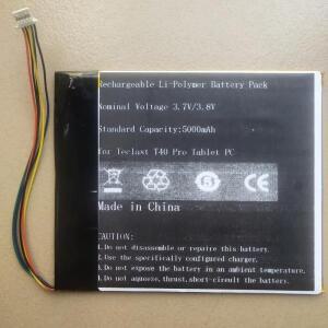 Teclast T40 Pro 태블릿 PC용 배터리 리튬 폴리머 충전식 팩 교체 3.7V 5000mAh
