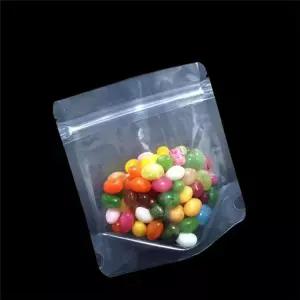 PET 가로형 지퍼스탠드백 17X15cm 밑8cm 100매한약파우치 음료치 파우치 약봉지 PET봉투