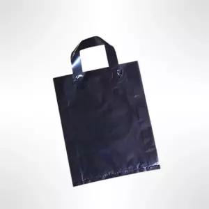 강력한 손잡이 쇼핑백 블랙 36X45cm 옆9cm 50매 팬시봉투 비닐백 옷봉투