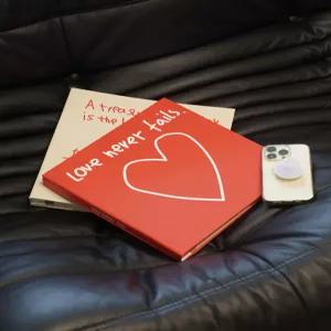 성장 추억 커플 사진 앨범 기념일 포토북 접착식 디자인