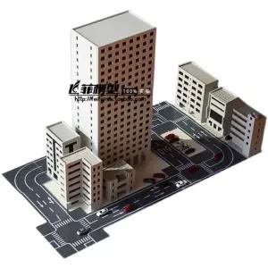 도시 컬렉션 조립식 피규어 모형 건축 시뮬레이션 축소판 빌딩 건물 픽유아