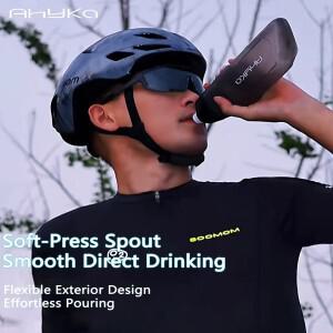 호환 아히카 에어로다이나믹 물병 600ml 사이클링 카본 파이버 케이지 세트 로드 바이크 프레임 다운 튜브