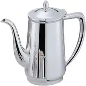 야마시타 코게이 0407860704 웨스턴 화이트 타원형 커피포트 10인용 1500cc
