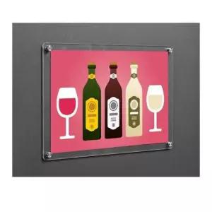 [무료배송] 자석 아크릴 액자 제작 사진 틀 투명 포토 프레임 A3