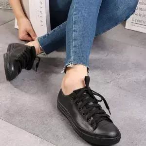 캔버스화 여성 데일리 생활방수 베이직 디자인 깔끔 스니커즈 여자캔버스화