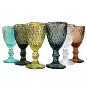 유리 6컬러 소주잔 세트 보드카컵 보드카잔 사케잔 소주컵