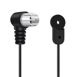 [미국배송] 실내용 스테레오 수신기용 FM 안테나 테이블탑 홈 수신기 오디오 비디오 라디오 안테나 75옴 F 타입 남성 플러그 잭 어댑터 동축 케이블 와이어