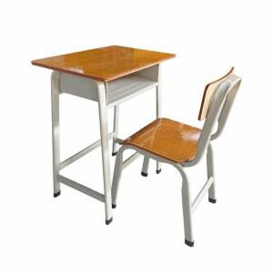 학교 책상의자 레트로 수강용 일자 책걸상 65CM 있는 사무용 의자 학원 매쉬