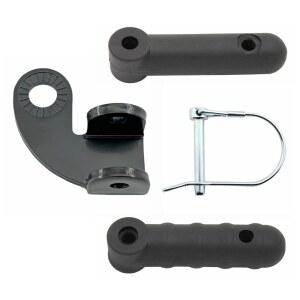 [미국배송] 디스크 브레이크 및 12MM 스루 액슬(히치 2개의 다른 커넥터)과 호환되는 벌리 자전거 트레일러용 히치 커플러 부착 플렉스 커넥터 키트