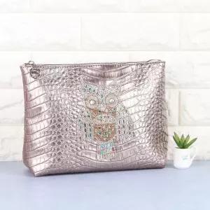 [라일리] Rly 비즈 부엉이 클러치