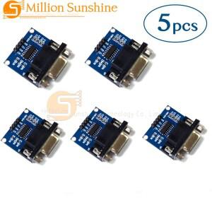 5pcs RS232-TTL 변환기 모듈 COM 직렬 포트 보드 MAX3232