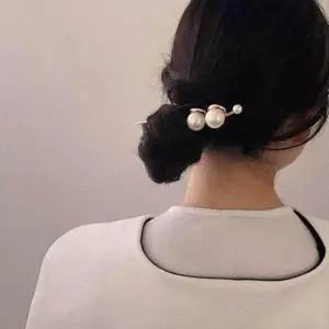 진주 2구 비녀 비녀핀 뒤꽂이 헤어비녀 고급헤어핀 WEC9F57