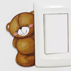 에너지절약 우드 색칠 곰돌이 스위치커버 만들기 5인 시니어미술 어르신 성인