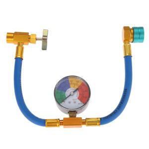 R1234YF 에어컨 가스 충전 호스, 로우 사이드 커플러, AC 충전 호스, 자동차 냉매 가스 리필, 14mm