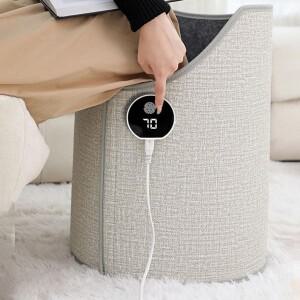 라온식 책상 아래 전기 발 난로 5단계 온도 조절 인체공학적 난방 패드 사무실 가정 침실 다리 및 매트