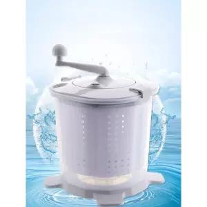 수동 탈수기 행주짤순이 손걸레짜는기계 휴대용 만능 기숙사 단일 뚜껑 없음 살구색 세탁기