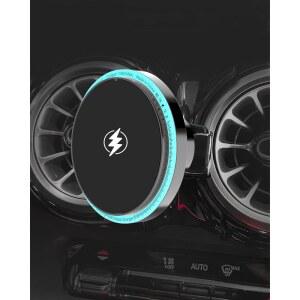 메르세데스 벤츠 GLB 클래스 2020-2024, 15W 고속 충전 휴대폰 홀더, 냉각 팬, Magsafe, 및 Android 휴대폰과 호환되는 마운트를 위한 행동 무선 자동차 충전기