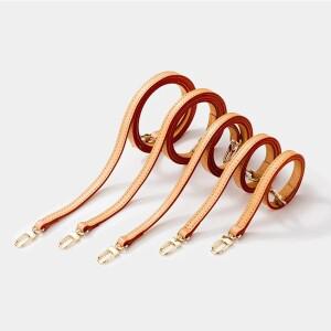 1cm 너비  Vachetta 가죽 비 조절 가방 스트랩 어깨 벨트 디자이너 여성 핸드백 레이디 포 셰트 59-120cm