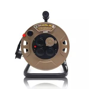 러그박스 캠핑 전기릴선 노출 20M USB 캡형 브라운 1.5SQ 연장선 리드선