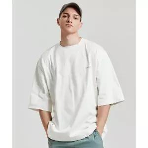 매장정품 스파이더 SPYDER 남성 THE H 오버핏 반팔 티셔츠 SPJMCNRS331MOWH 188319