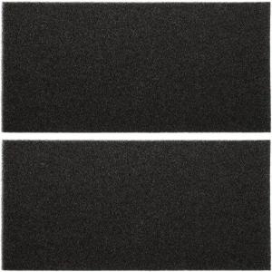 SING F LTD 2PCS 블랙 에어 필터 패드 폼 스펀지 시트 먼지 매트 30x21x1cm 자동차 오토바이 엔진용