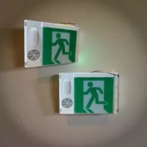 음성 점멸 유도등 피난유도등 시청각유도등 벽부형 중형