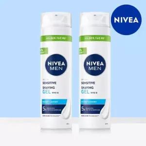 니베아 맨 센서티브 쉐이빙 젤 200ml 2개