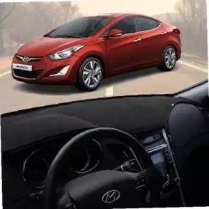 자동차 아반떼MD 대시보드커버 미끄럼방지 블랙스티치 레드스티치 가죽 차량 난반사 눈부심 햇빛가리개