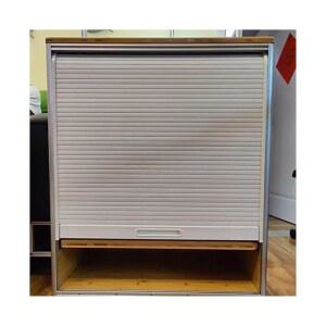 손잡이가 있는 멀티폴드 실내 도어 슬라이딩 탬버 캐비닛 도어, PVC 플라스틱 롤업 옷장 접이식, RV / 모터홈 오피스 호텔용(60x71cm(23.6x27.9인치)