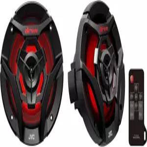 JVC CS-DR621MWL 6.5인치 자동차 및 해양 모터 스포츠 카 오디오 스테레오 양방향 스피커 RGB LED 조명