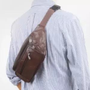 (색상 브라운)허리색 패션 고급 가방 데일리 보조 크로스백