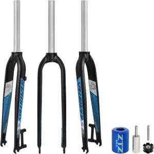 오버허브 26/27.5/29인치 산악 자전거 리지드 포크 디스크 브레이크 MTB 1-1/8인치 스레드리스 스트레이트