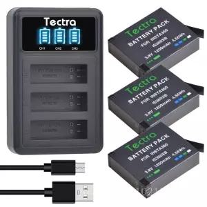 Insta360 ONE X 카메라용 배터리 및 LED USB 충전기  1200mAh