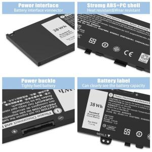 호환 델 인스피론 배터리  F62G0  7370 P83G  Vostro 시리즈 39DY5  용