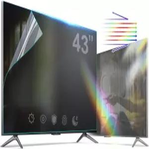ZUONYUT 43 TV 화면 눈부심 방지 필름 글레어 블루 라이트 스크래치 스크린 43인치 보호기 반사 감소 및