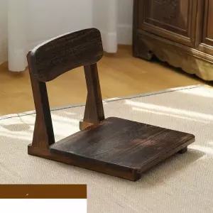 전통 나무 좌식의자 원목 거실 등받이 오동 편안한 낮은