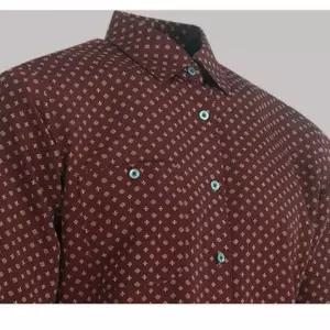 [골드스마일]남성 골프용 네모패턴 캐주얼 셔츠