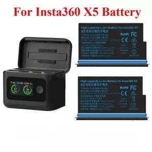 Insta360 X5 배터리 2800mAh 고밀도 리튬 이온 고내구성 충전 파노라마 스포츠 카메라 액세서리