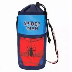 (옵션 블루)스파이더맨 텀블러 가방 텀블러백 보틀 물병 파우치