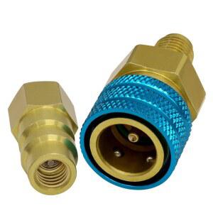 R1234YF R134A 피팅 92 충전 리페어 자동차 키트 세트 하이 게이지